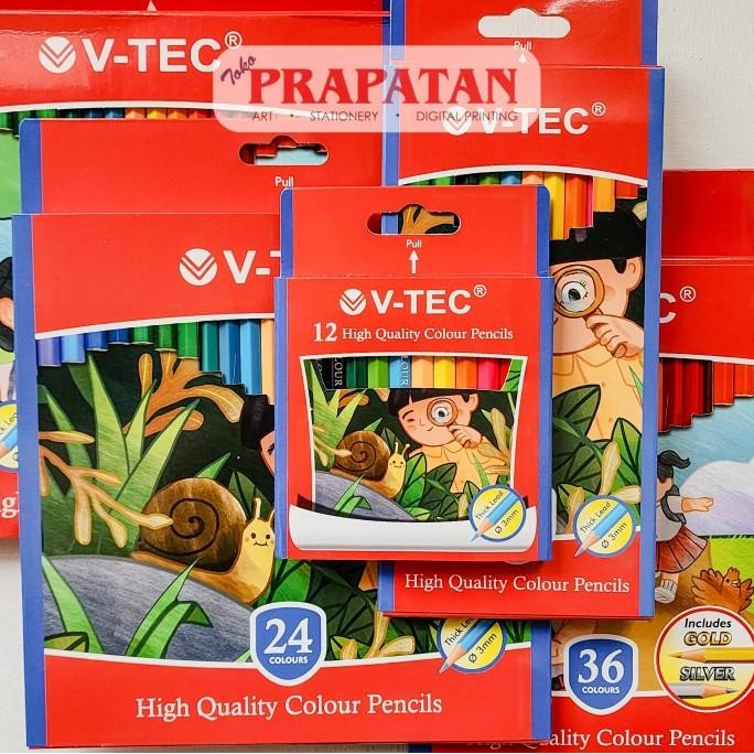 

Produk Unggulan] Pensil Warna V-TEC PW | Color Pencil