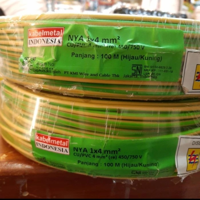 Kabel Nya 4Mm Metal Kabel Grounding Nya 4Mm Kabelmetal @100M