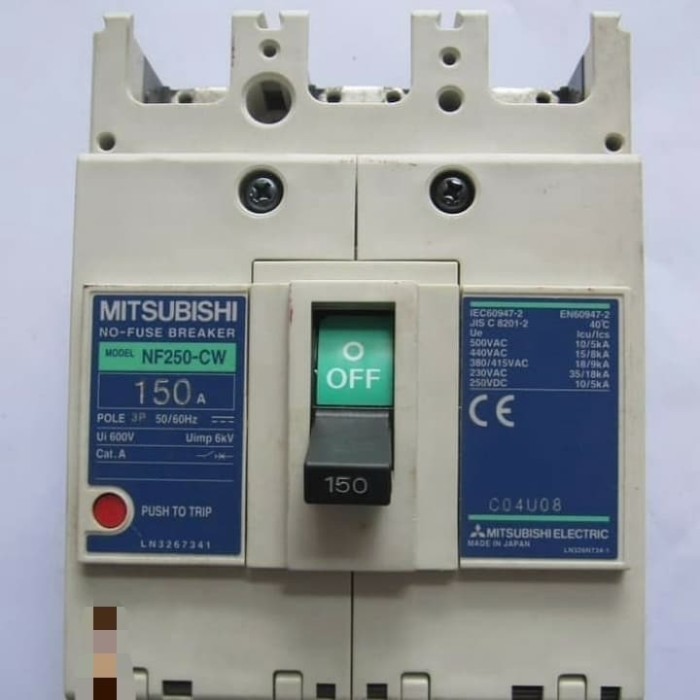 Mccb Mitsubishi Nfb 250Cw 3P 150A