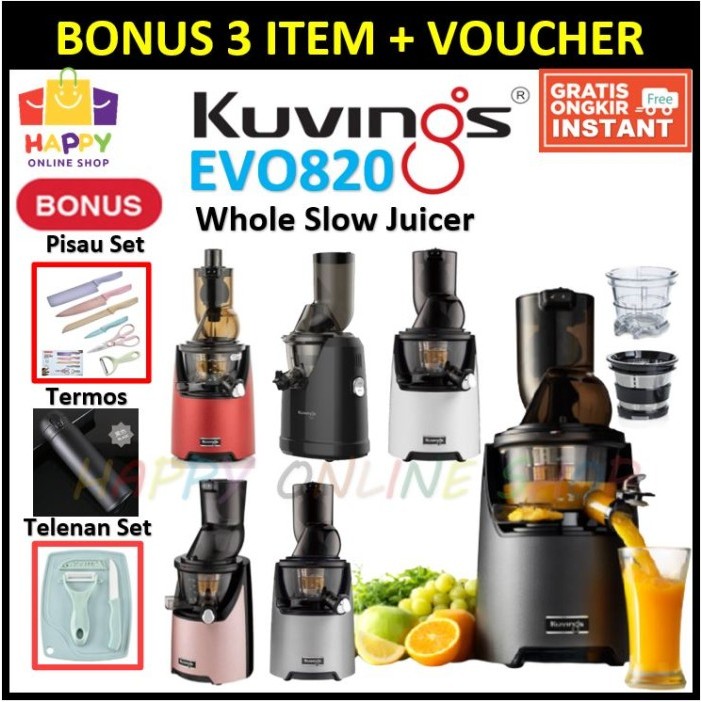 Kuvings Evo820 Whole Slow Juicer - Kuvings Evo Matt 820 Slow Juicer