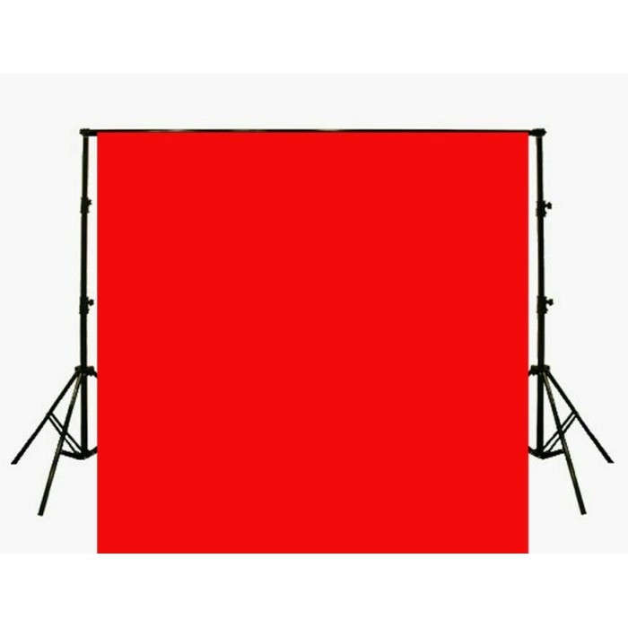 KAIN BACKGROUND MERAH BACKDROP FOTO KAIN MERAH POLOS 2.5x3M