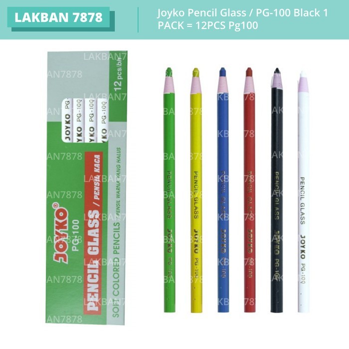 

GRATIS ONGKIR JOYKO PENCIL GLASS / PG-100 BLACK 1 PACK = 12PCS PG100 KODE 621