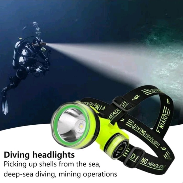 Senter Selam Diving Waterproof Led Kwalitas Premium- Senter Diving Led