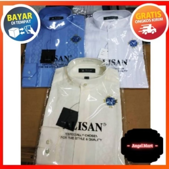 [ALISAN ] KOKO ALISAN TANGAN PANJANG BORDIR KANAN DAN KIRI BAJU KOKO