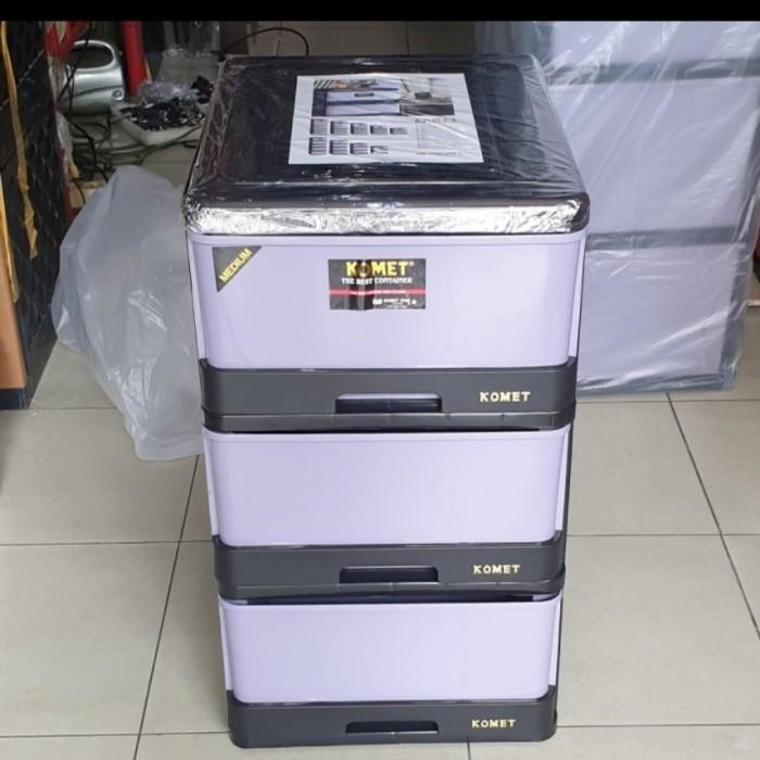 LEMARI PLASTIK LACI PLASTIK KOMET SUSUN 3 M