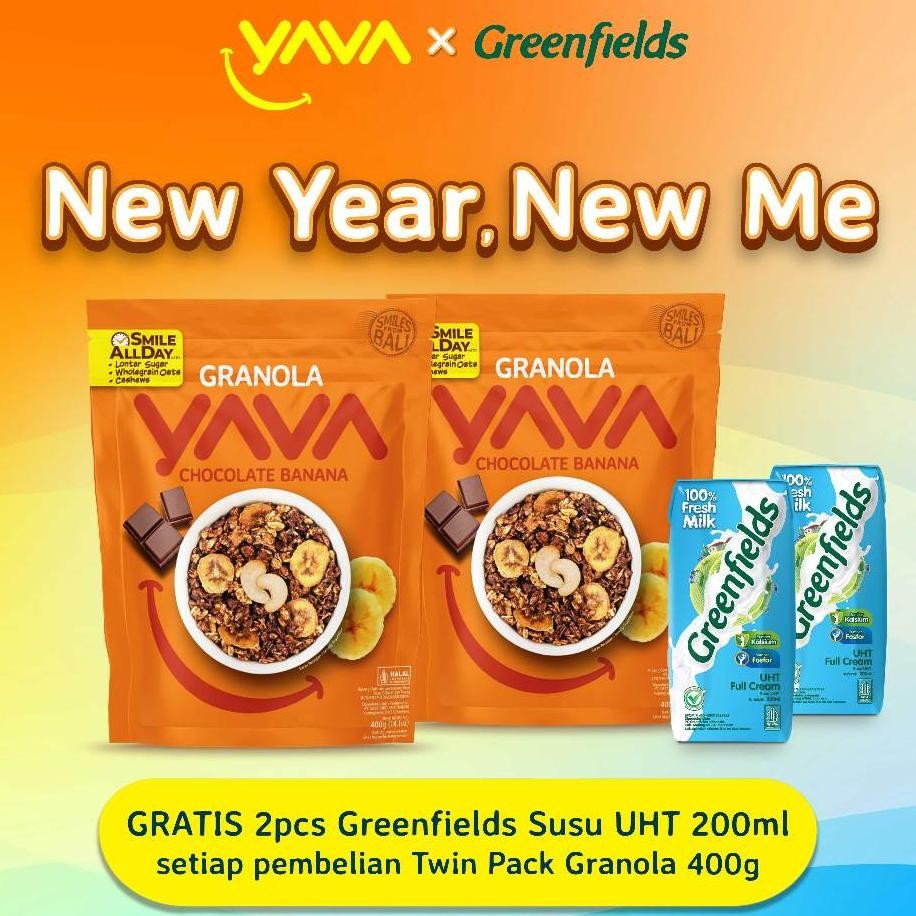 

Yava Twin Pa Granola Chocolate Banana 2 400G