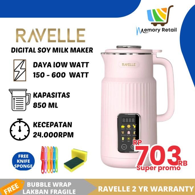

RAVELLE Digital Soymilk Mesin Pembuat Susu Kacang Kedelai TMS