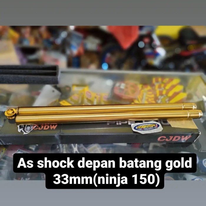Bambu Shock Depan Gold Kawasaki Ninja R Ss Merk Cjdw Racing As Shock