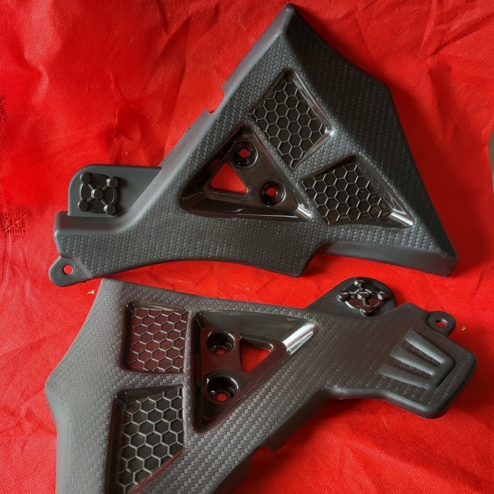 TERBARU TUTUP CHASIS WR 155 TUTUP RANGKA WR 155 COVER CASIS WR 155 CARBON KODE 837