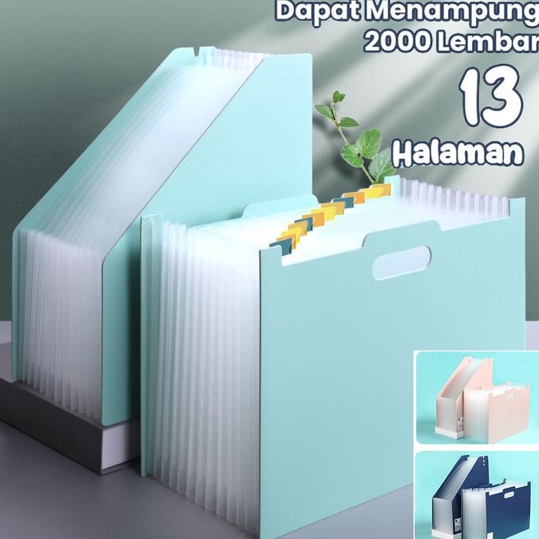 

VIRAL Rhaast Tempat file Standing A4 File folder document bag/ Tas dokumen file 13 sekat edf-62