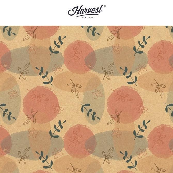 

COD Kertas Kado Harvest / Wrapping Paper Brown Kraft Fancy - Paket isi 4 jy-6