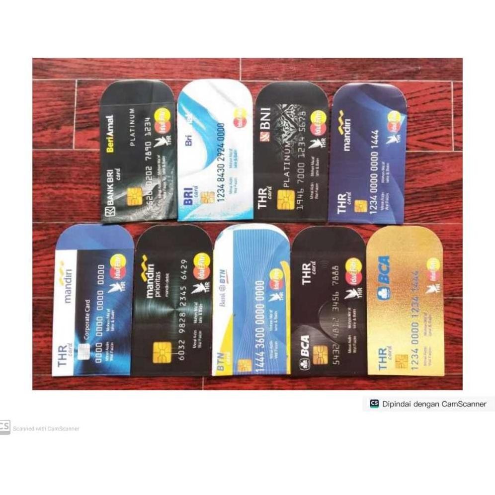 

fb-43 NEW AMPLOP Lebaran 100 Lembar Kartu ATM Bank Mandiri Bca Bri BTN Amplop Lebaran Angpau Berkualitas
