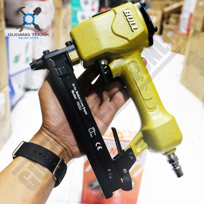 

Promo Mesin Staples Paku Tembak BULL 1022J Air Nailer Tipe U - Paku Tembak COD