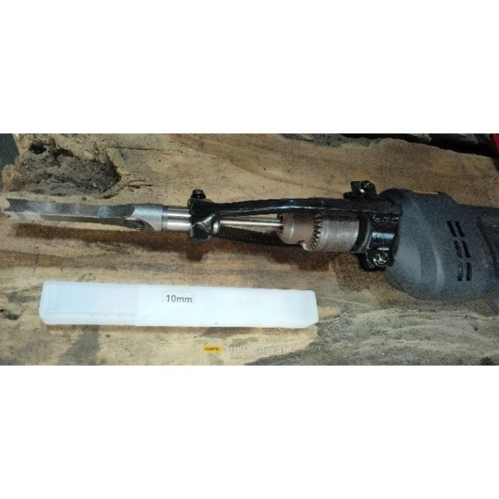  Adaptor bor pahat bobok kayu set dengan mata bor pahat bobok kayu