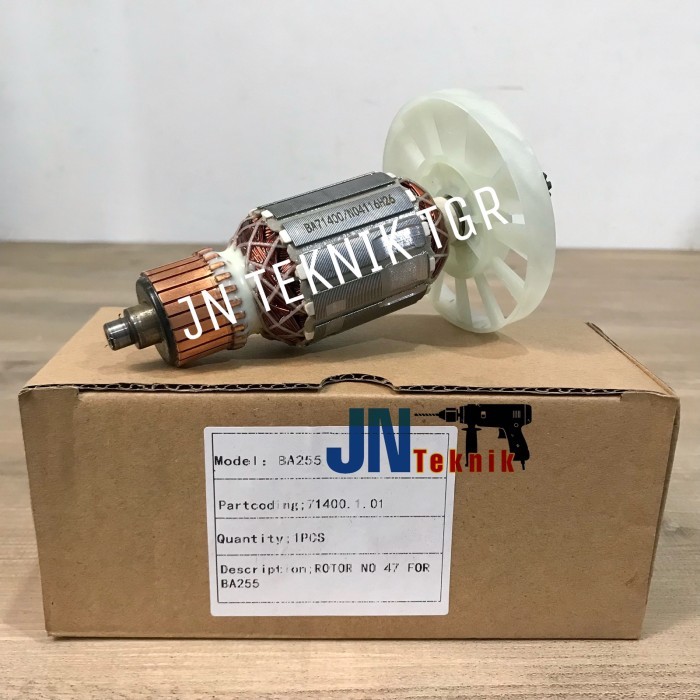 ARMATURE BA255 DOLIZ / ANGKER ROTOR DOLIZ BA 255 MESIN BOBOK BETON