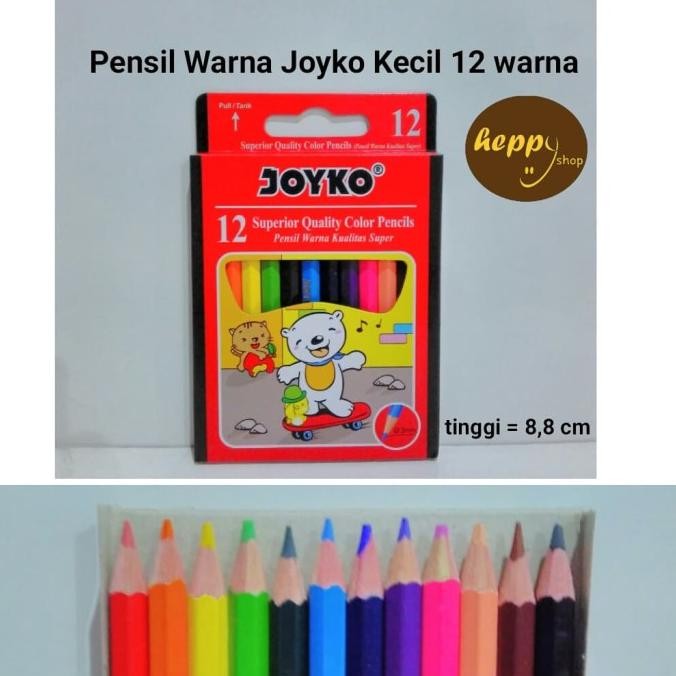 

] Pensil Warna Joyko Kecil 12 Warna