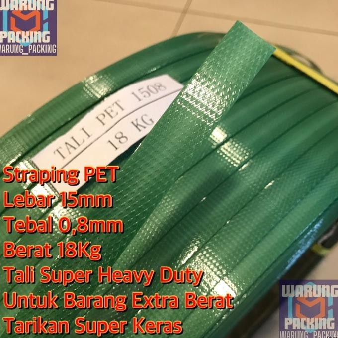 

Promo Straping strapping band PET 15mm 15,5 mm super heavy duty COD