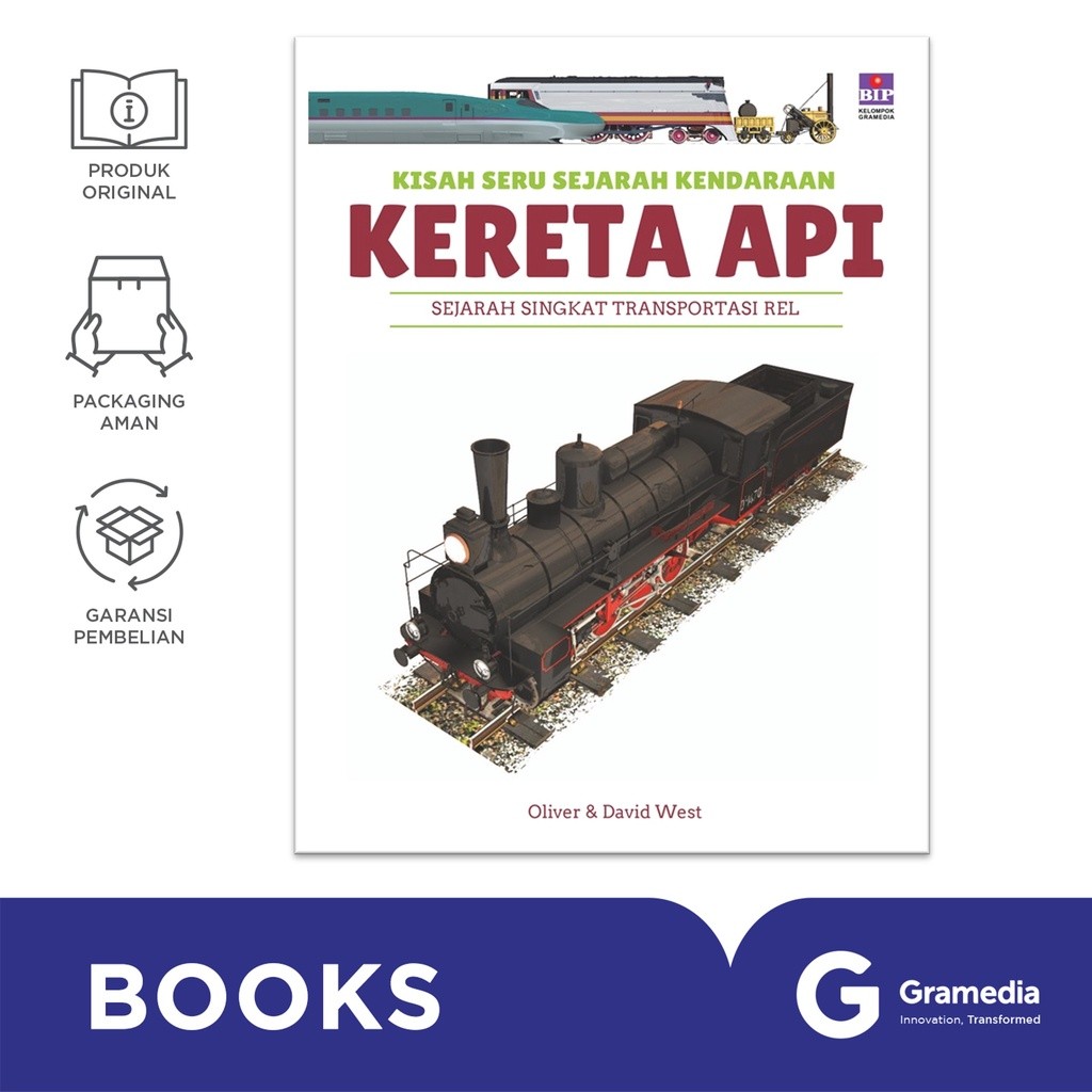Buku Seri Kisah Seru Sejarah Kendaraan Kereta Api