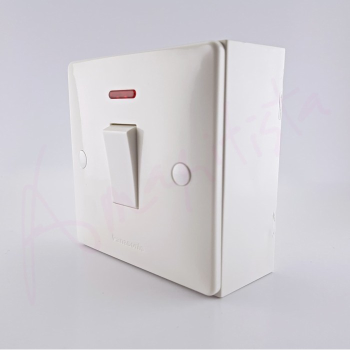 TERBARU SAKLAR SINGLE LAMPU INDIKATOR OUTBOW PANASONIC ACROSEA 20A 250V~ SNI