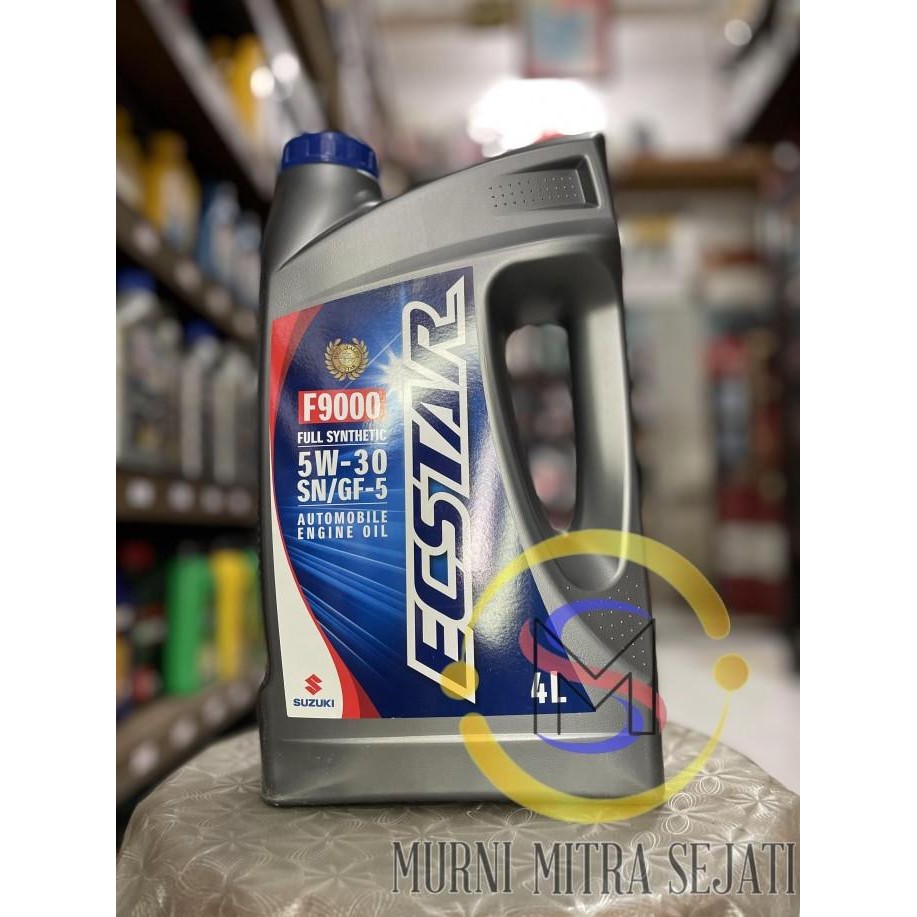 SGO Suzuki Ecstar F9000 Oil Oli Mobil SAE 5W-30 5W30 F-9000 Galon 4 L
