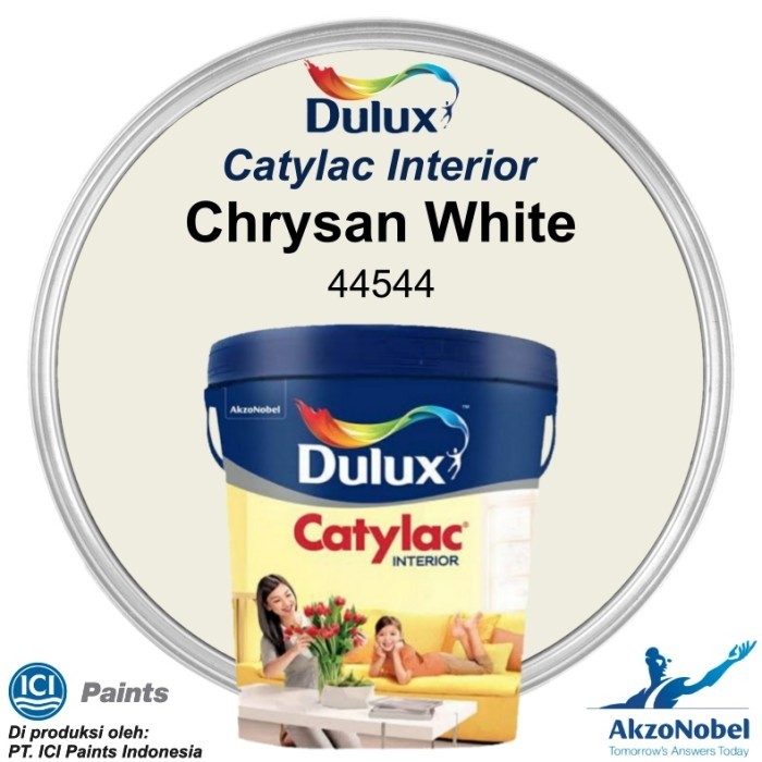 CAT DULUX CATYLAC INTERIOR 25 KG - CHRYSAN WHITE 44544