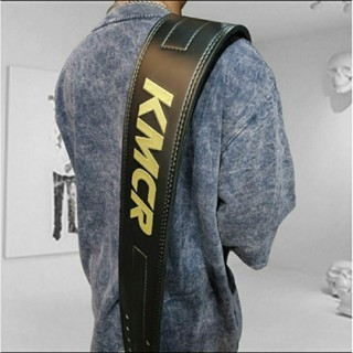 SABUK PRIA FITNESS & GYM BAHAN KULIT SABUK ANGKAT BEBAN - KMCR