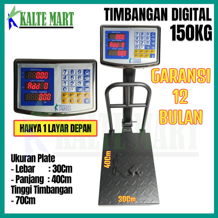 Timbangan Digital 150Kg Timbangan Duduk Digital 150kg Timbangan Barang 150Kg