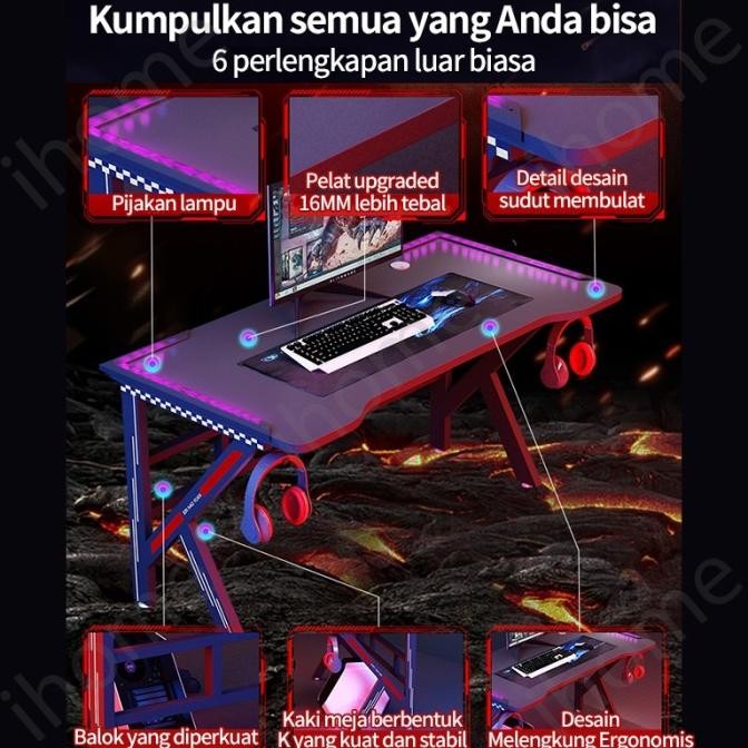 Ch 160Cm Meja Komputer Meja Gaming Meja Kantor Meja Kerja Meja Kantor Tokoibusalha