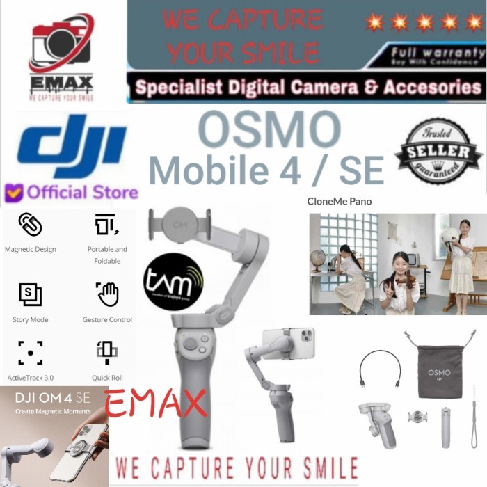 Dji Osmo Mobile 4 / Se Gimbal Stabilizer Smartphone Dji Om4 Se Om 4Se