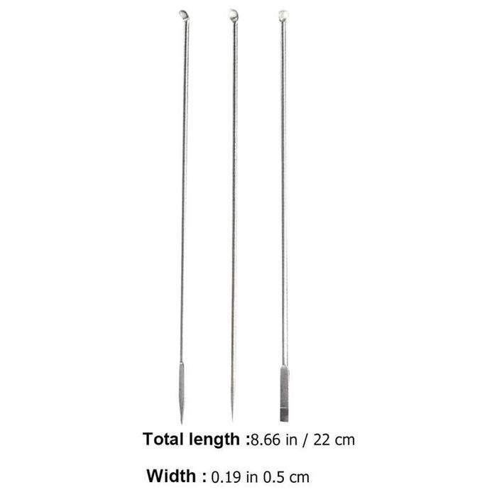 

TERBARU 3PCS/SET SPATULA LABORATORIUM STAINLES 304 SENDOK KIMIA 20CM SENDOK KIMIA SPATULA LAB