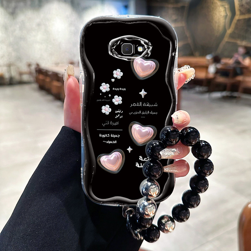 Casing Hp Untuk Samsung Galaxy J7 Prime J2 Prime J7 Prime 2 Case Softcase Hati dan bunga mewah Kesin