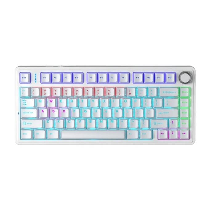 Aula F75 Wired Gasket Hotswap 75% Mechanical Keyboard With Knob Thebruskin