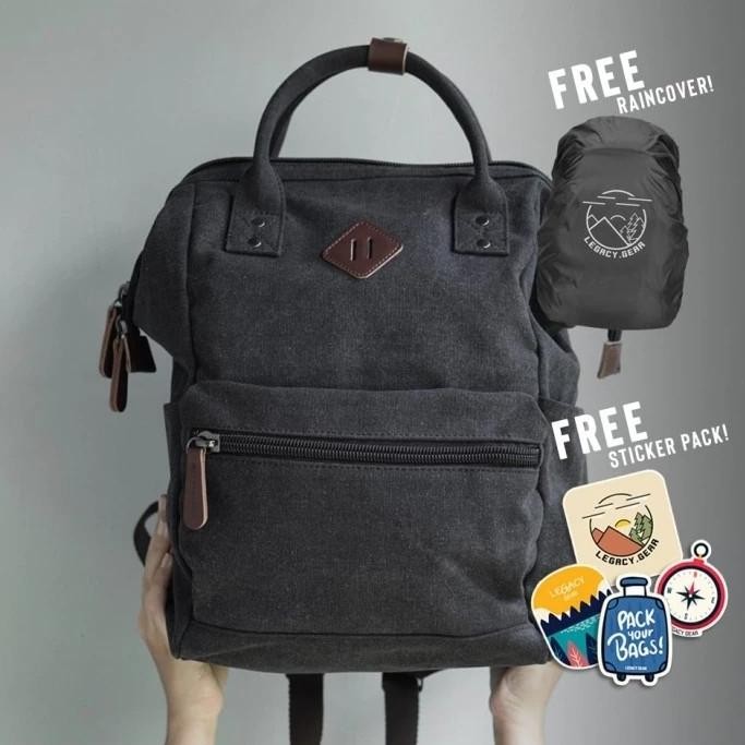 Rokka / Ransel / Canvas Bag / Travel Bag Khalilbasiq