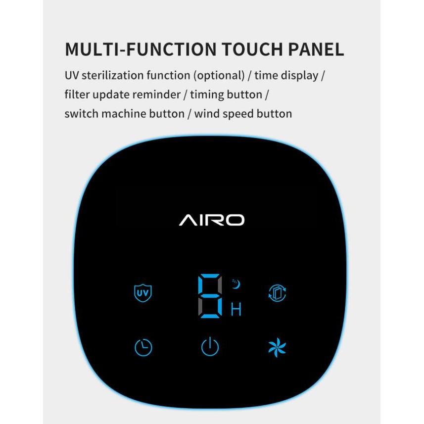 Airo M1 Air Purifier Hepa Filter H13 220 Cadr Uvc Pembersih Udara Uv Tokolawana23