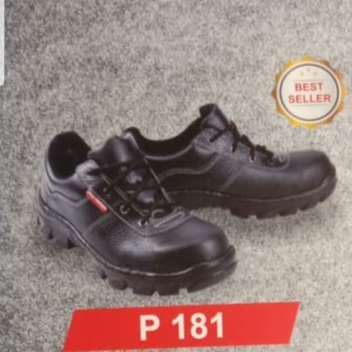 Sepatu Kerja Safety Pendek Tali Red Parker P181 / Red Parker P 181