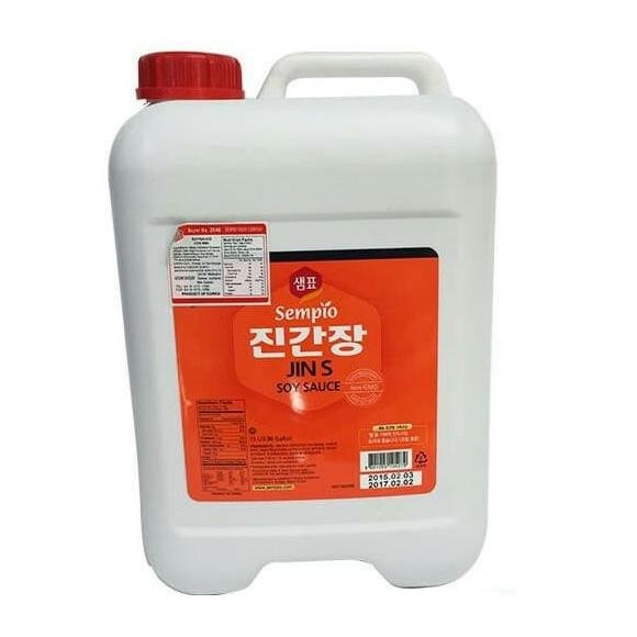 

Soy Sauce Jin S ( 15Liter ) Saus Kedelai Kecap Asin Korea Sempio