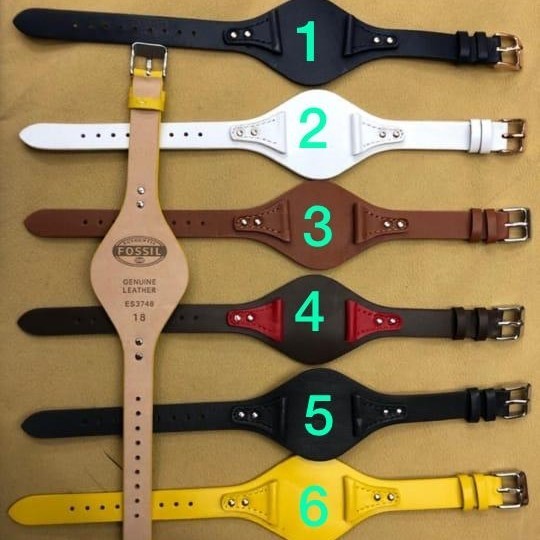Strap- Tali Jam Tangan Fossil Kulit Wanita