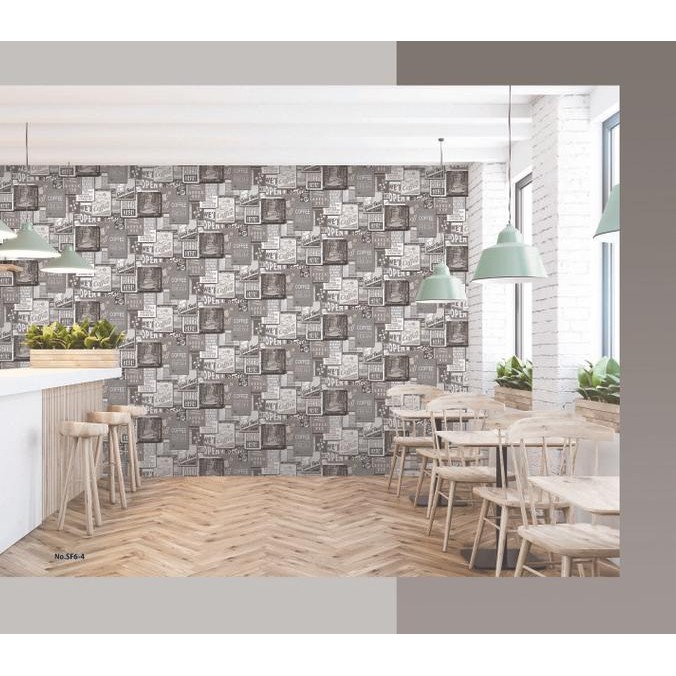 Wallpaper Dinding Murah Motif Coffee Shop Lapakdanielfernandez
