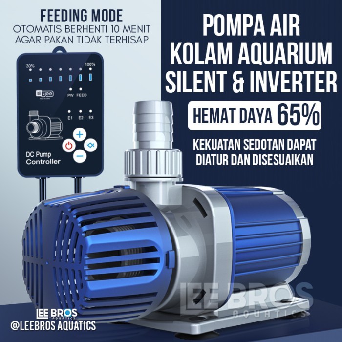 KOMPLIT Pompa Celup Kolam Ikan dan Aquarium / Pompa Aquarium / Pompa Filter / Pompa Kolam Low Watt /
