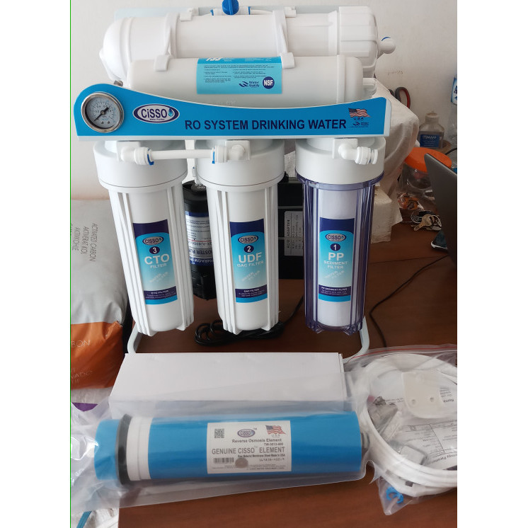 RO 500 gpd CISSO auto flush