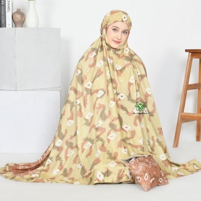 Spesial Mukena Rayon Jumbo Jumputan Sasirangan Lereng Palembang