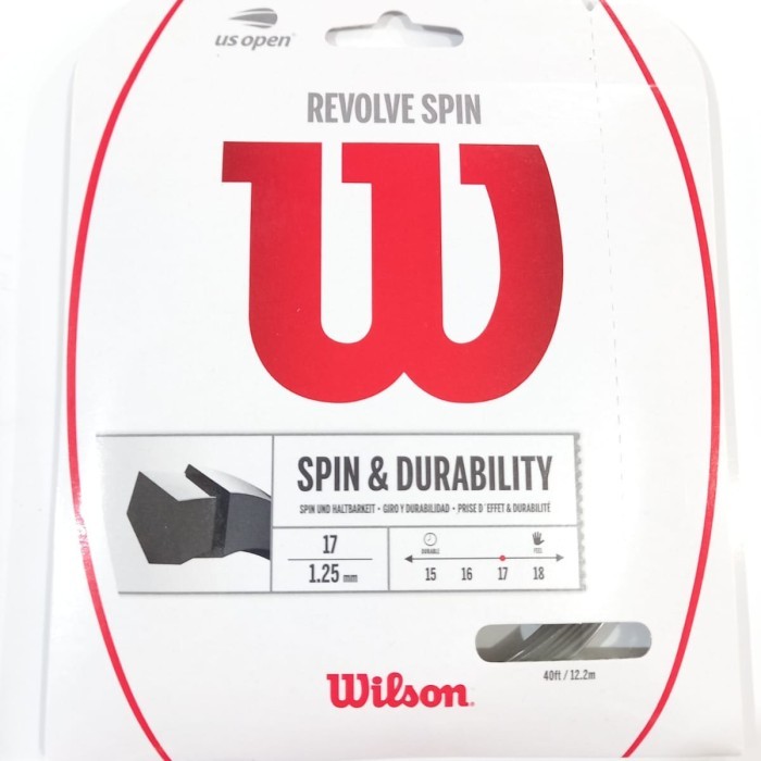 TERBARU Senar Raket Tenis Wilson Revolve Spin