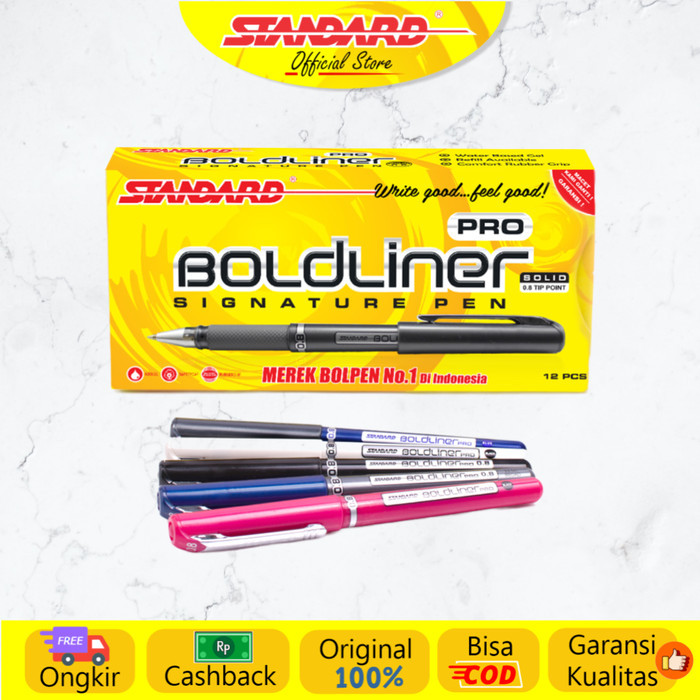 

MURAH STANDARD PEN BOLDLINER SOLID 0.8 / PC (SATUAN) KODE 389