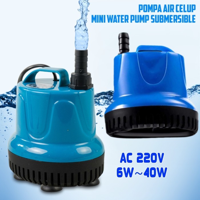 NEW Pompa Celup Sedot Air Kolam Aquarium Kotor Low Watt Mini Water Pump