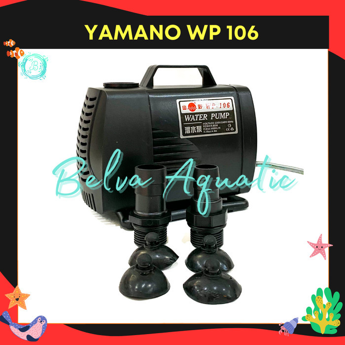 TERMURAH YAMANO WP 106 WP-106 Pompa Aquarium Pompa Kolam Pompa Hidroponik