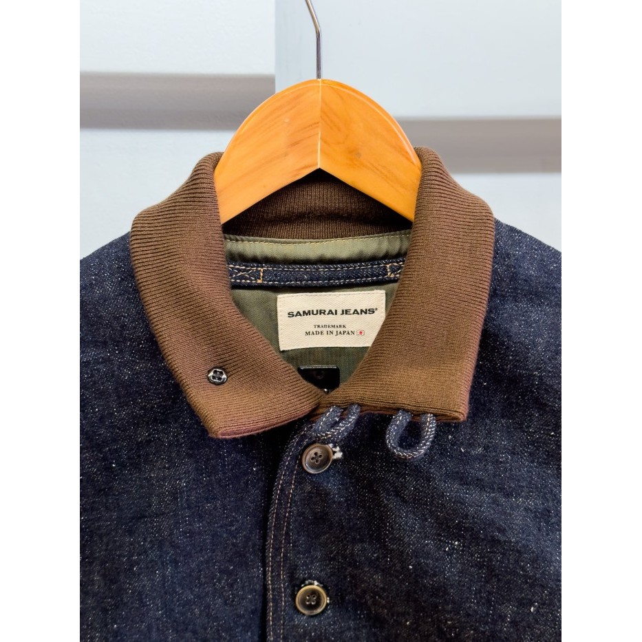 Samurai S100DAJ23 17oz Bushido Selvage Denim Type A-1 Jacket