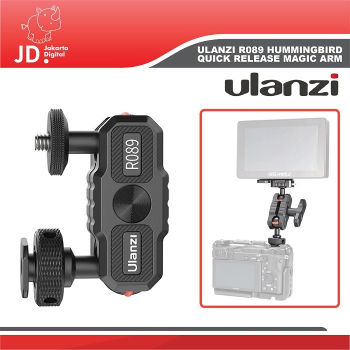 TERBARU Ulanzi R089 Hummingbird Quick Release Magic Arm with Cold Shoe