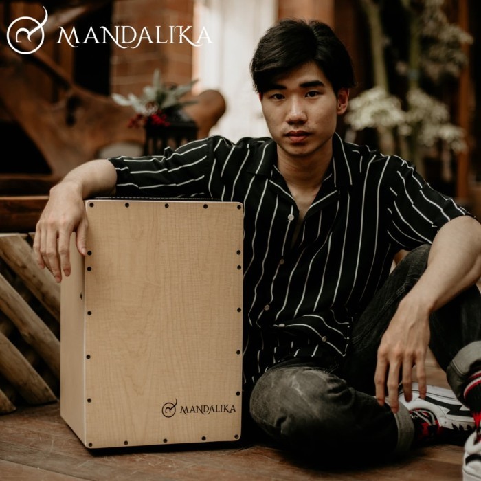 Cajon Akustik Kajon Mandalika Original Natural / Drumbox