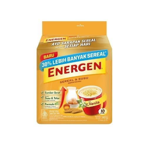 

Energen Sereal Vanila 10X32Gr/Pcs