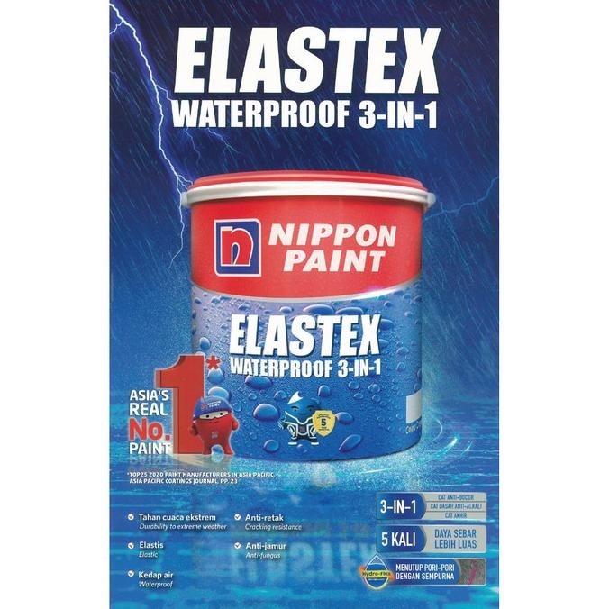 Cat Tembok Pelapis Anti Bocor Nippon Paint Elastex 20 Kg Pail